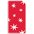 Capa Mini Faixa Lateral Sublimado - Fundo Vermelho Estrelas Namorados - Imagem 1