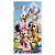 Capa Mini Faixa Lateral Sublimado - Turma Do Mickey E Minnie - Imagem 1