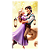Capa Mini Faixa Lateral Sublimado - Rapunzel - Imagem 1