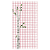 Capa Mini Faixa Lateral Sublimado - Fundo Xadrez Arvore Animais Bosque Rosa - Imagem 1