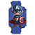 Capa Mini Faixa Lateral Sublimado - Capitão América - Imagem 1