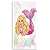 Capa Mini Faixa Lateral Sublimado - Barbie Sereia - Imagem 1