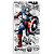 Capa Mini Faixa Lateral Sublimado - Herois Capitão America - Imagem 1