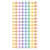 Capa Mini Faixa Lateral Sublimado - Cores Colorido Arco Iris Xadrez - Imagem 1