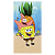 Capa Mini Faixa Lateral Sublimado - Bob Esponja - Imagem 1