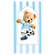 Capa Mini Faixa Lateral Sublimado - Ursinho Baby Futebol - Imagem 1