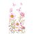 Capa Faixa Lateral Sublimado - Flores 2 - Imagem 1
