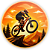 Capa Painel Redondo Sublimado - Bicicleta Bike - Imagem 1