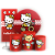 Capas Painel Redondo Trio Cilindro e Faixa Lateral Sublimado - Hello Kitty - Imagem 1