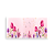 Capa Painel Retangular Sublimado - Ripado Floral e Laços -Vivi Mide - Imagem 1