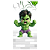 Capa Faixa Lateral Sublimado - Hulk - Imagem 1