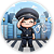 Capa Mini Painel Sublimado - Policia - Imagem 1