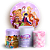 Capas Painel Redondo e Trio Cilindro Sublimado - O Clube das Winx - Imagem 1