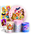 Capas Painel Redondo Trio Cilindro e Faixa Lateral Sublimado - O Clube das Winx - Imagem 1