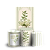 Capas Faixa Lateral e Trio Cilindro Sublimado Veste Fácil - Floral Verde - Imagem 1