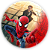 Capa Painel Redondo Sublimado - Homem Aranha - Imagem 1