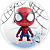 Capa Painel Redondo Sublimado - Homem Aranha - Imagem 1