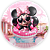 Capa Painel Redondo Sublimado - Minnie Pool Party - Imagem 1