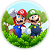 Capa Painel Redondo Sublimado - Super Mario - Imagem 1