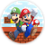 Capa Painel Redondo Sublimado - Super Mario - Imagem 1