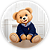 Capa Painel Redondo Sublimado - Urso Ralph - Imagem 1