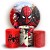 Capas Painel Redondo e Trio Cilindro Sublimado - Homem Aranha - Imagem 1