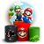 Capas Painel Redondo e Trio Cilindro Sublimado - Super Mario - Imagem 1
