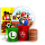 Capas Painel Redondo Trio Cilindro e Faixa Lateral Sublimado - Super Mario - Imagem 1