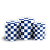 Capas Trio Cilindro Sublimado Veste Fácil - Xadrez - Imagem 1