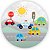 Capa Mini Painel Sublimado - Carros Transporte - Imagem 1