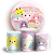 Capas Painel Redondo e Trio Cilindro Sublimado - Squishmallow - Imagem 1