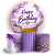 Capas Painel Redondo e Trio Cilindro Sublimado - Happy Birthday - Imagem 1