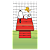 Capa Mini Faixa Lateral Sublimado - Snoopy - Imagem 1