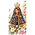 Capa Mini Faixa Lateral Sublimado - Nossa Senhora Aparecida - Imagem 1