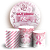 Capas Painel Redondo e Trio Cilindro Sublimado - Outubro Rosa - Imagem 1