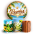 Capas Painel Redondo e Trio Cilindro Sublimado - Resenha Tropical - Imagem 1