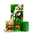 Capas Faixa Lateral e Trio Cilindro Sublimado Veste Fácil - Natal Verde - Imagem 1