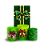 Capas Faixa Lateral e Trio Cilindro Sublimado Veste Fácil - Natal Verde - Imagem 1