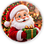 Capa Painel Redondo Sublimado - Feliz Natal - Imagem 1