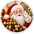 Capa Painel Redondo Sublimado - Feliz Natal - Imagem 1