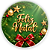 Capa Painel Redondo Sublimado - Natal Verde - Imagem 1