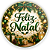 Capa Painel Redondo Sublimado - Natal Verde - Imagem 1