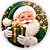 Capa Painel Redondo Sublimado - Natal Verde - Imagem 1
