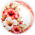 Capa Painel Redondo Sublimado - Tropical Floral - Imagem 1