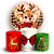 Capas Painel Redondo e Trio Cilindro Sublimado - Feliz Natal - Imagem 1