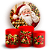 Capas Painel Redondo e Trio Cilindro Sublimado - Feliz Natal - Imagem 1