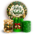 Capas Painel Redondo e Trio Cilindro Sublimado - Natal Verde - Imagem 1