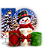 Capas Painel Redondo Trio Cilindro e Faixa Lateral Sublimado - Feliz Natal - Imagem 1