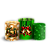 Capas Trio Cilindro Sublimado Veste Fácil - Natal Verde - Imagem 1