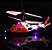 Brinquedo Helicóptero Falcão Com C/ Remoto e Luz - 3 Canais - Imagem 2